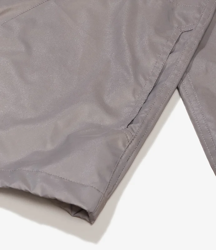 Engineered Garments Cagoule Shirt - Silver Poly Refrective Taffeta