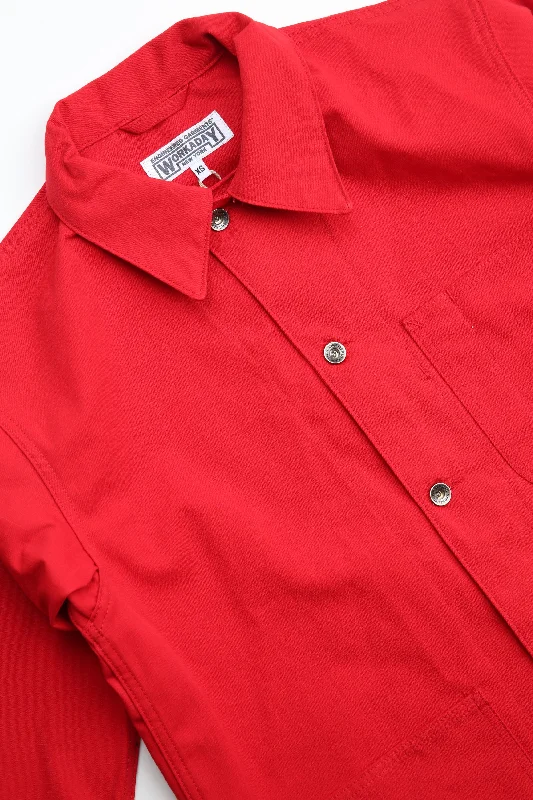 Engineered Garments Workaday Utility Jacket - Red Cotton Ripstop