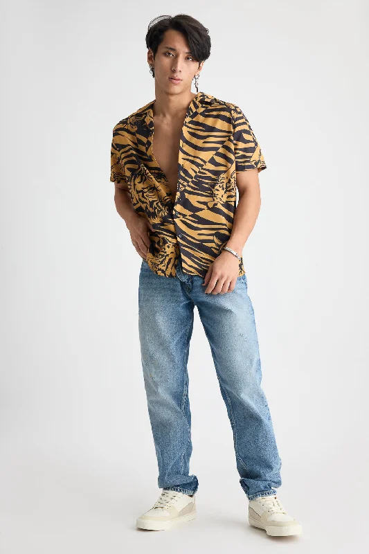 Feline Men's Pattern Shirt