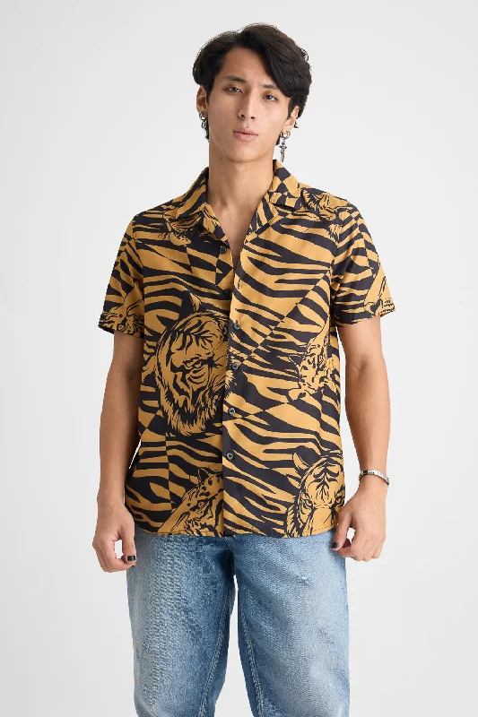 Feline Men's Pattern Shirt