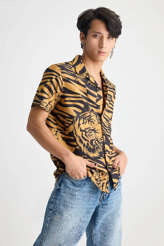 Feline Men's Pattern Shirt