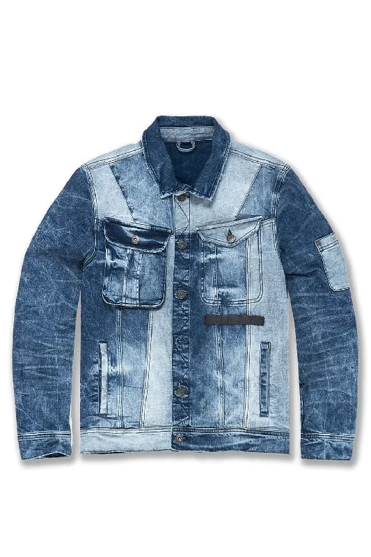 Fort Greene Denim Trucker Jacket (Tonal Blue)