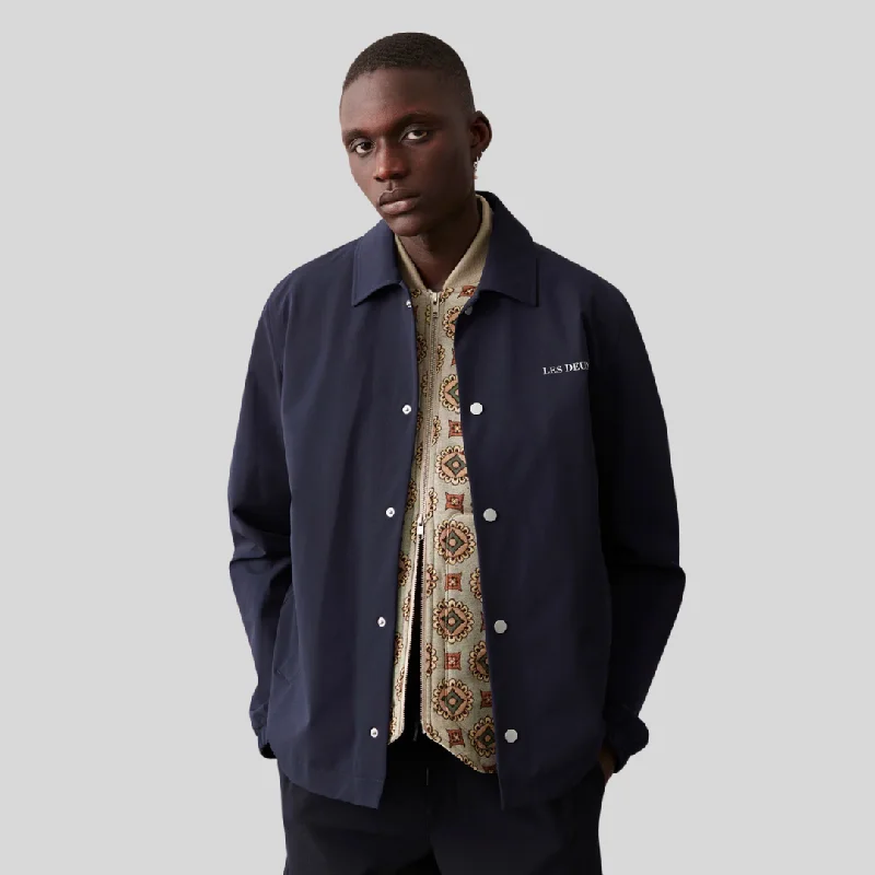 Idris Coach Jacket (Dark Navy)