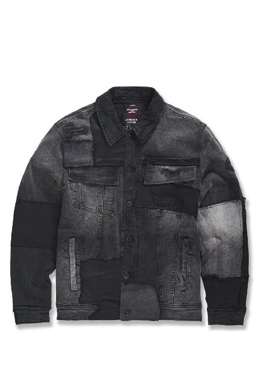 Lawless Denim Trucker Jacket (Black Shadow)