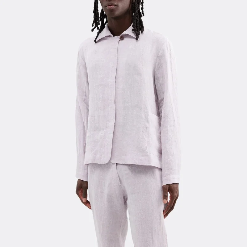 Linen Button Jacket (Lavender)