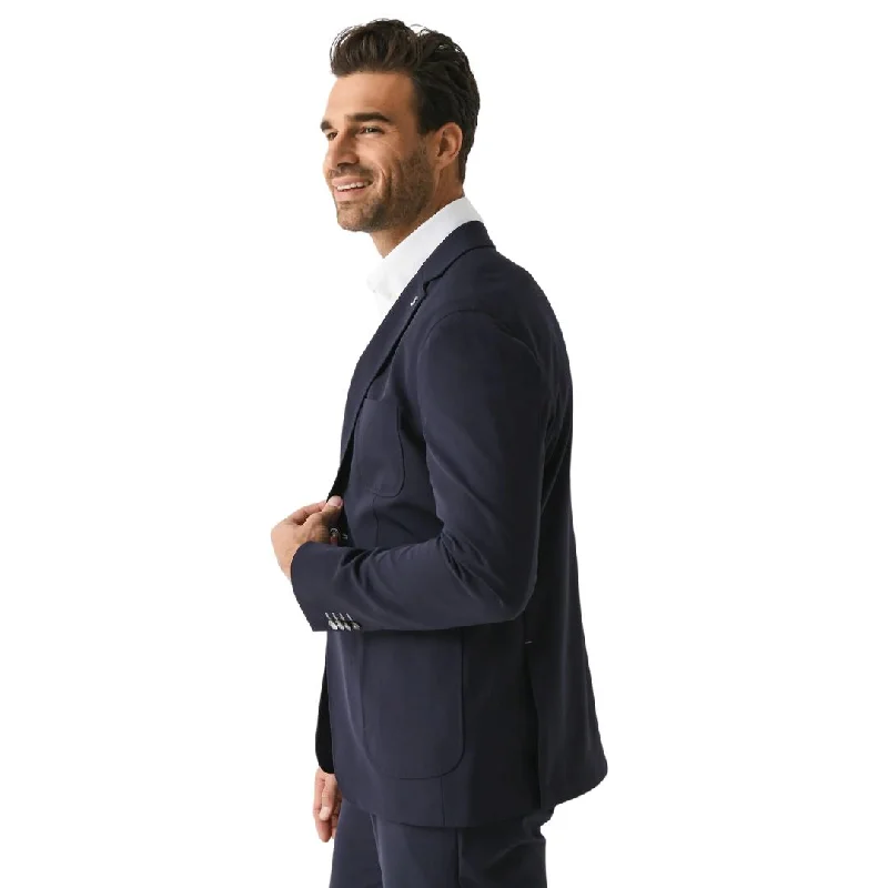 Luxe Stretch Lounge Blazer (Navy)