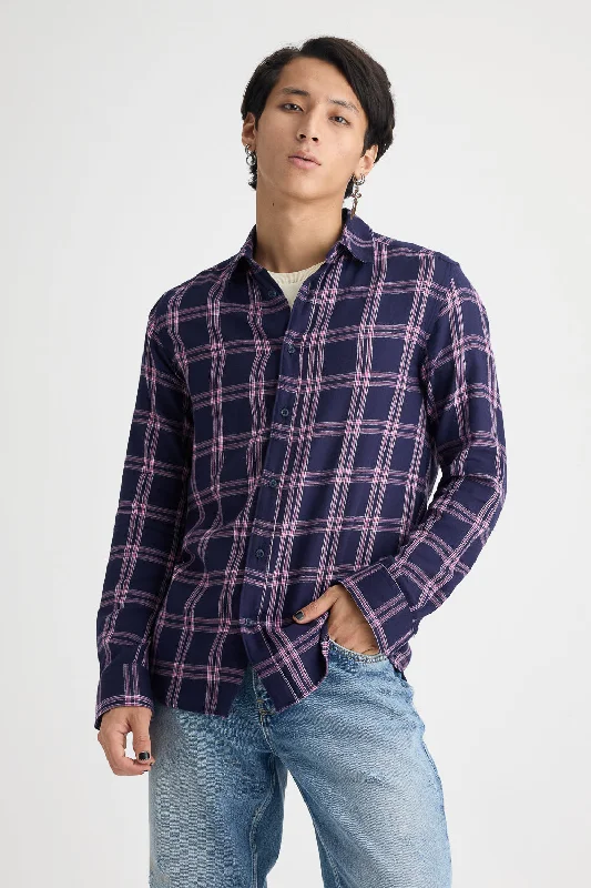 Men's Regular Checkered Shirt