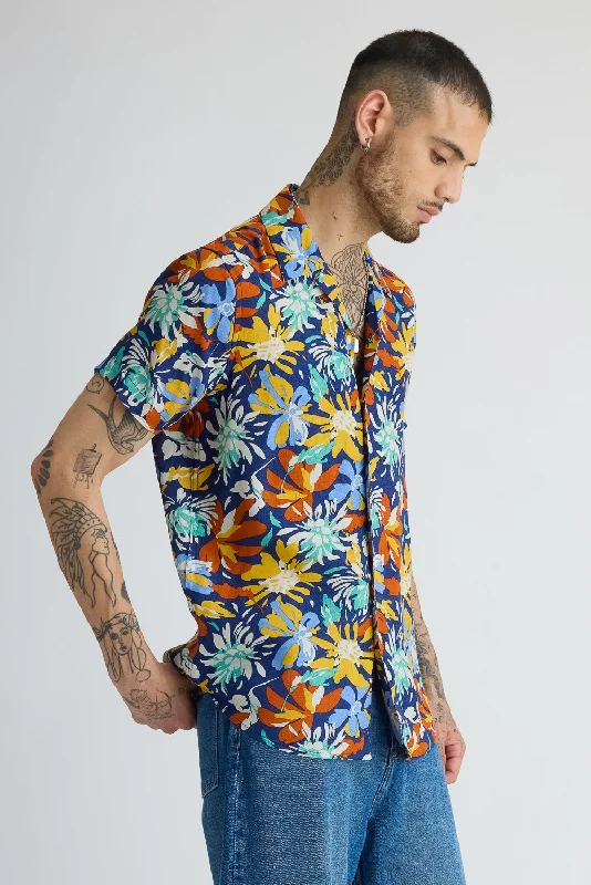 Men's Multi Printed Viscose Shirt