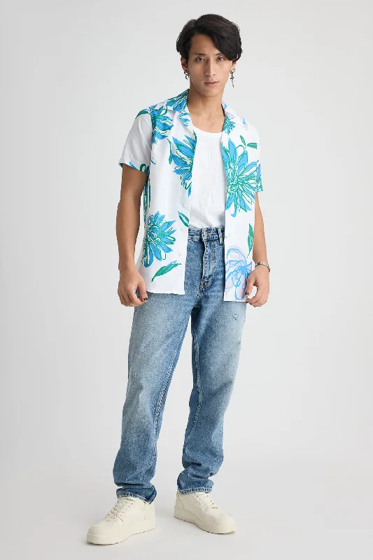 Men's Floral Printed Shirt