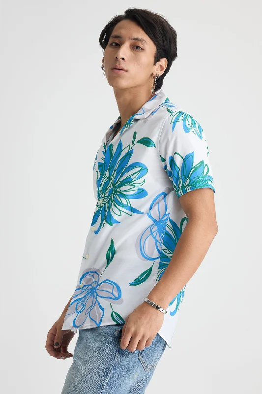 Men's Floral Printed Shirt