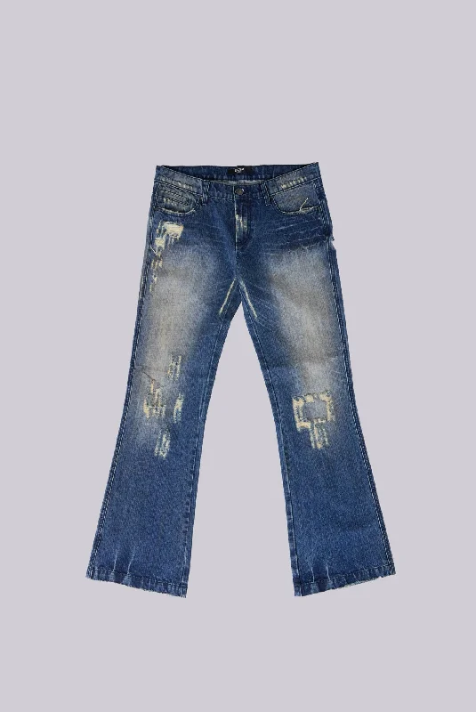 Metal Bootcut Jeans