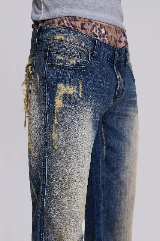 Metal Bootcut Jeans