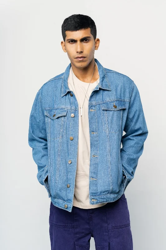 Mid-Blue Men's Trucker Jacket