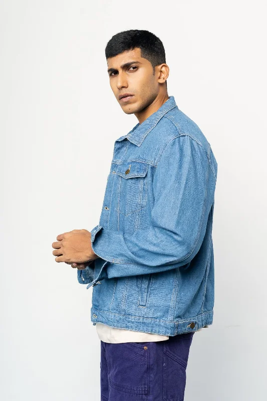 Mid-Blue Men's Trucker Jacket