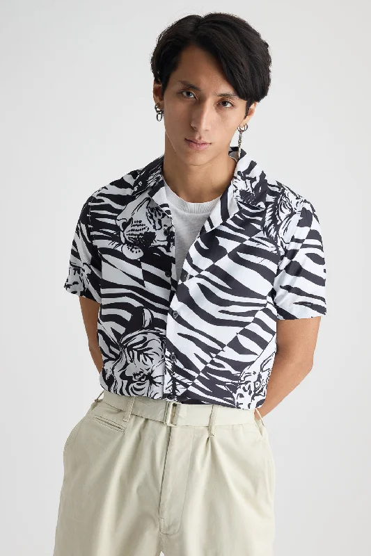 Monochrome Men's Tiger Shirt