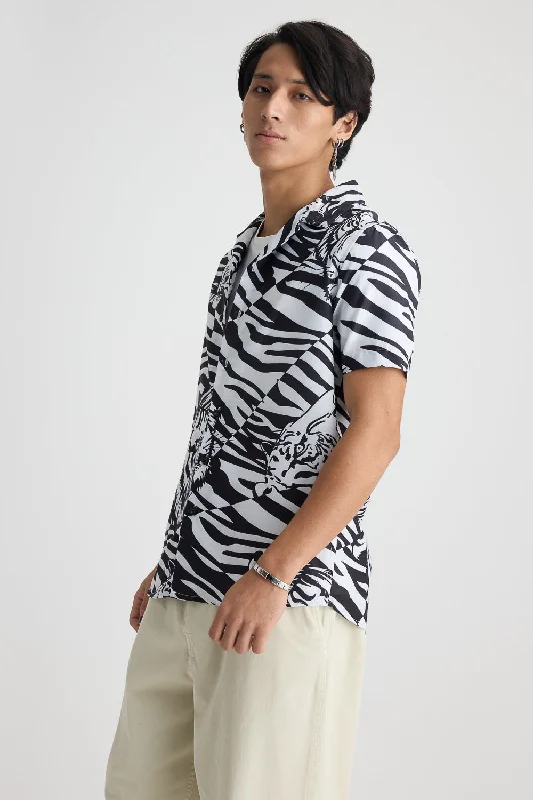 Monochrome Men's Tiger Shirt