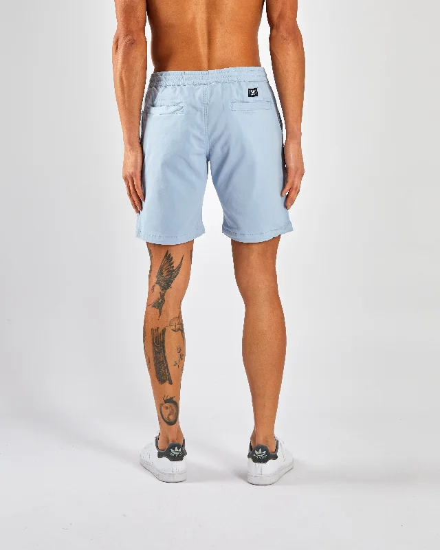 Baron Drawcord Short Blue Fog