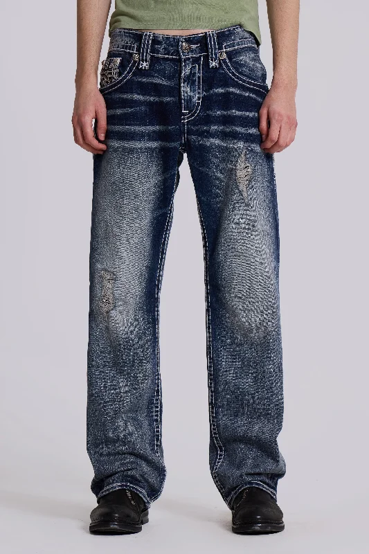 Rock Revival Mid Blue Gwen Bootcut Jeans