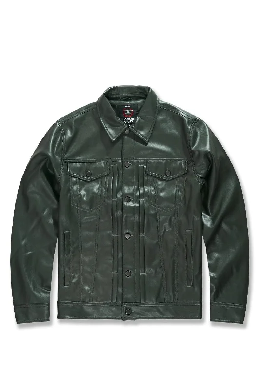 Thriller Trucker Jacket (Olive)