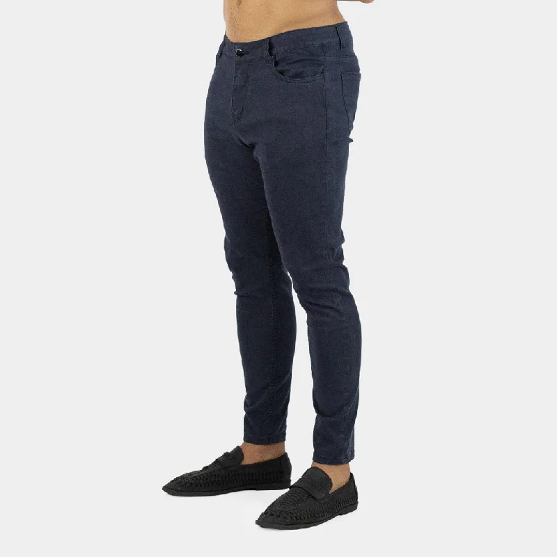 Ultra Stretch Chino Jeans - Navy