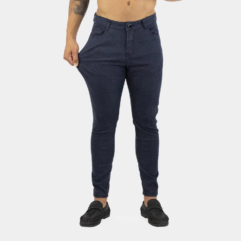 Ultra Stretch Chino Jeans - Navy