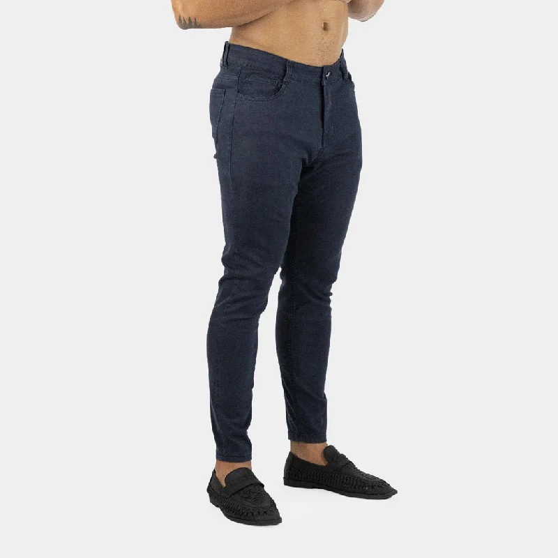 Ultra Stretch Chino Jeans - Navy