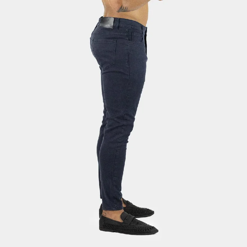 Ultra Stretch Chino Jeans - Navy