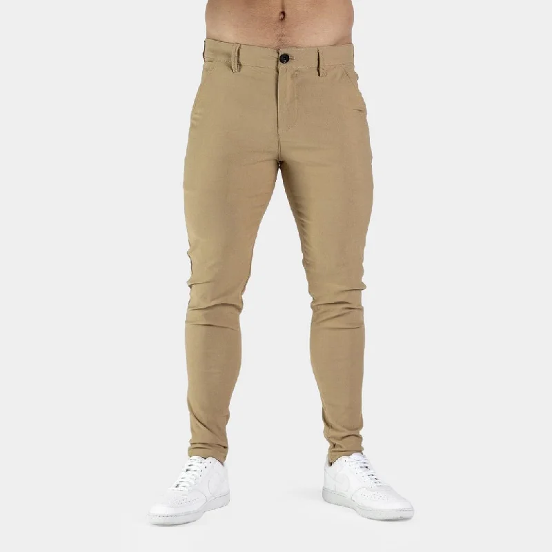 Ultra Stretch Chino Pants - Skinny Fit - Beige