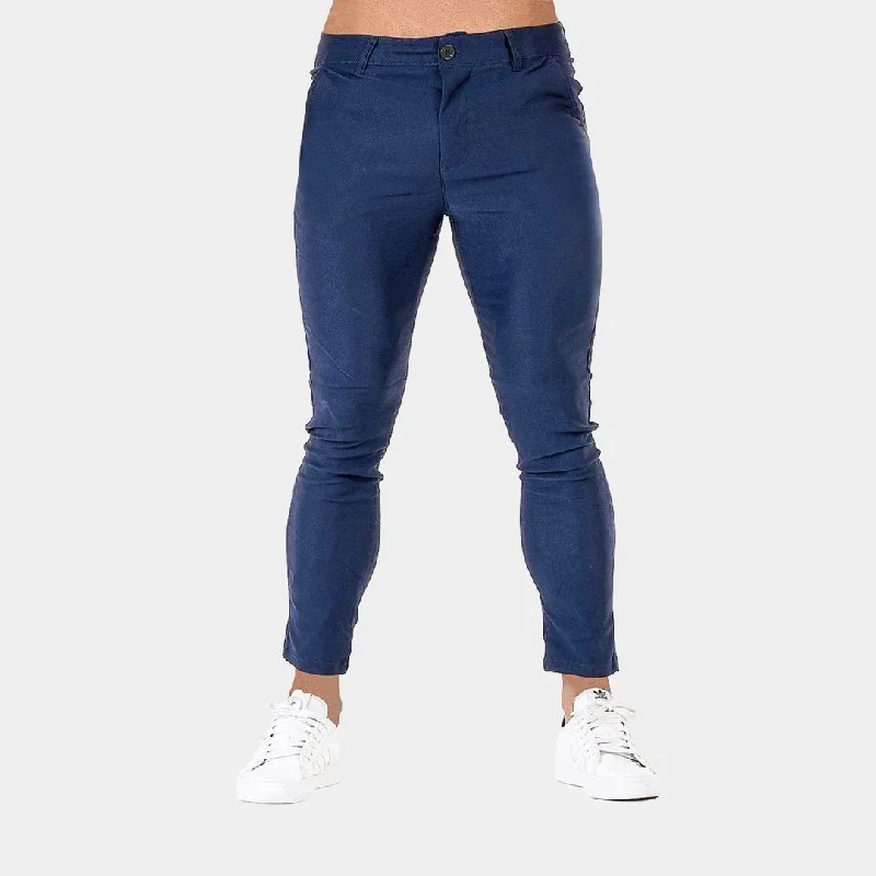 Ultra Stretch Chino Pants - Skinny Fit - Navy