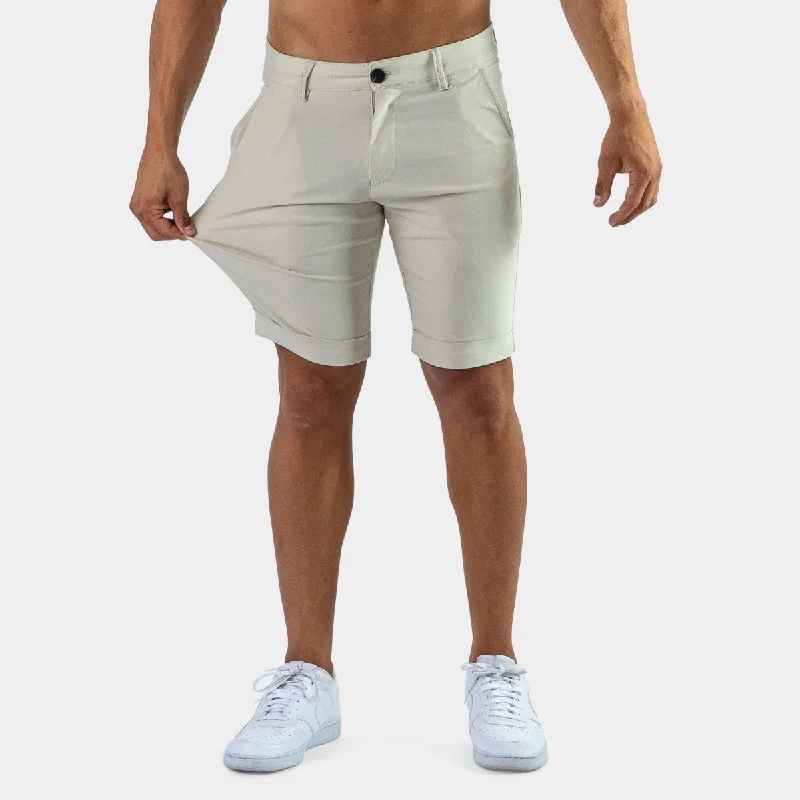 Ultra-Stretch Chino Shorts - Cream