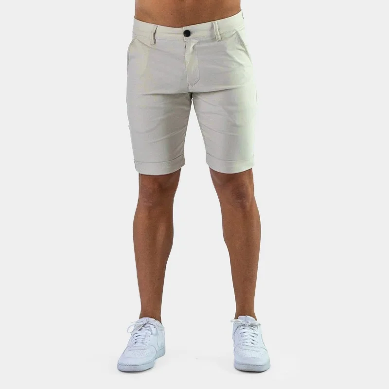 Ultra-Stretch Chino Shorts - Cream