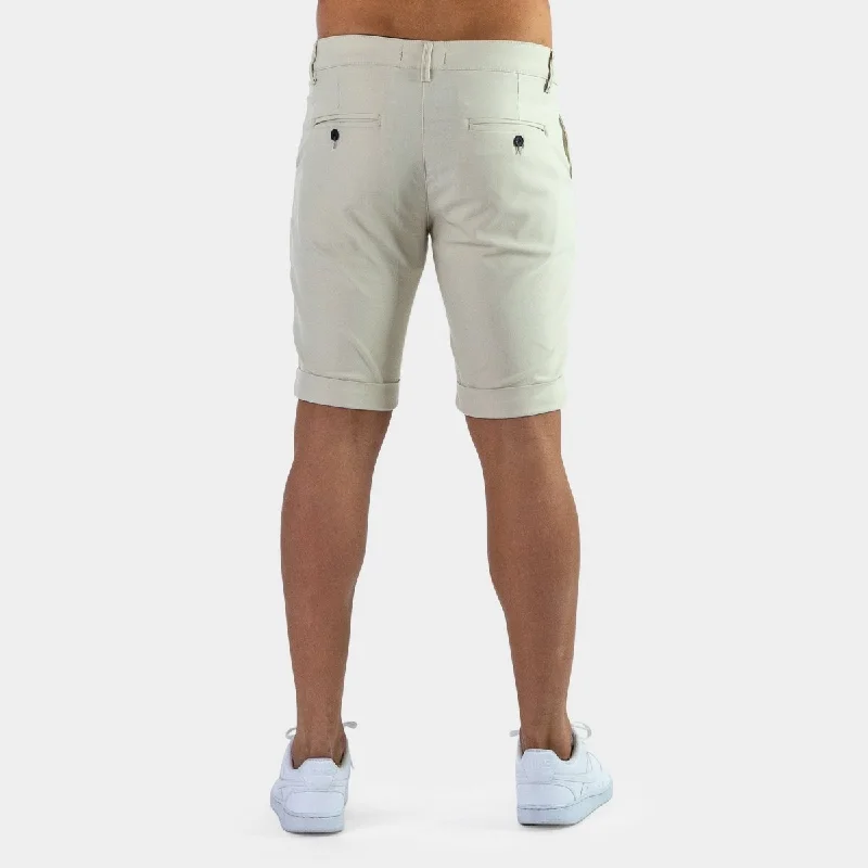 Ultra-Stretch Chino Shorts - Cream