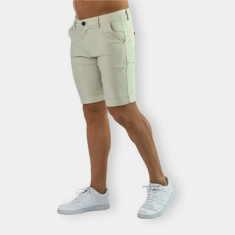 Ultra-Stretch Chino Shorts - Cream