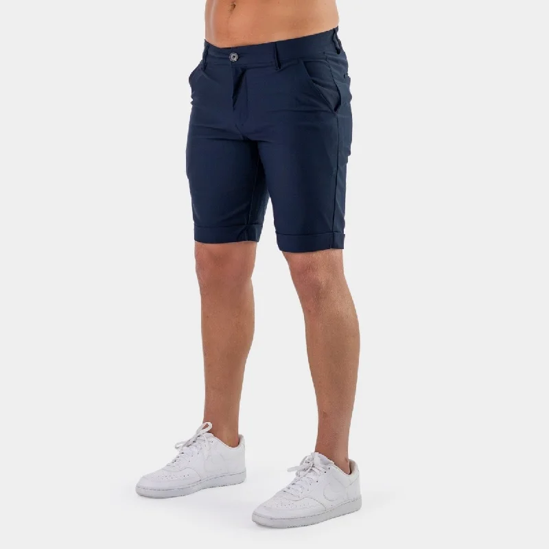 Ultra-Stretch Chino Shorts - Navy