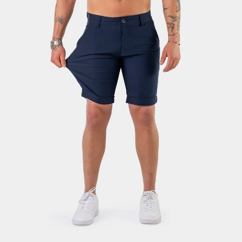 Ultra-Stretch Chino Shorts - Navy