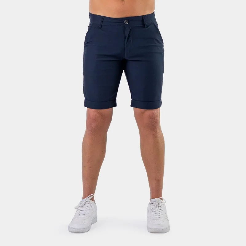 Ultra-Stretch Chino Shorts - Navy