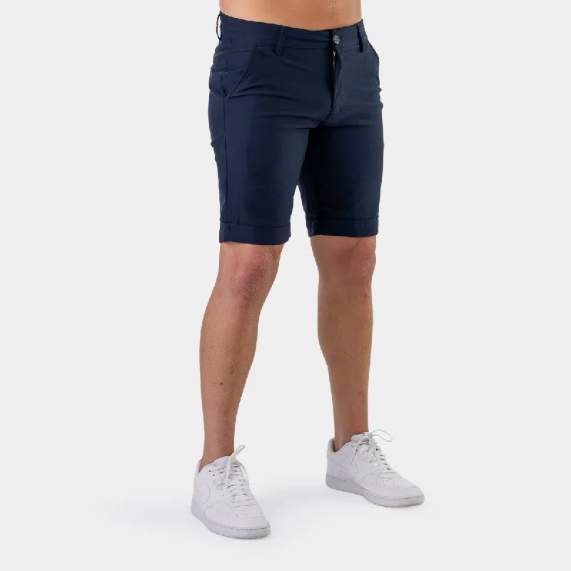 Ultra-Stretch Chino Shorts - Navy