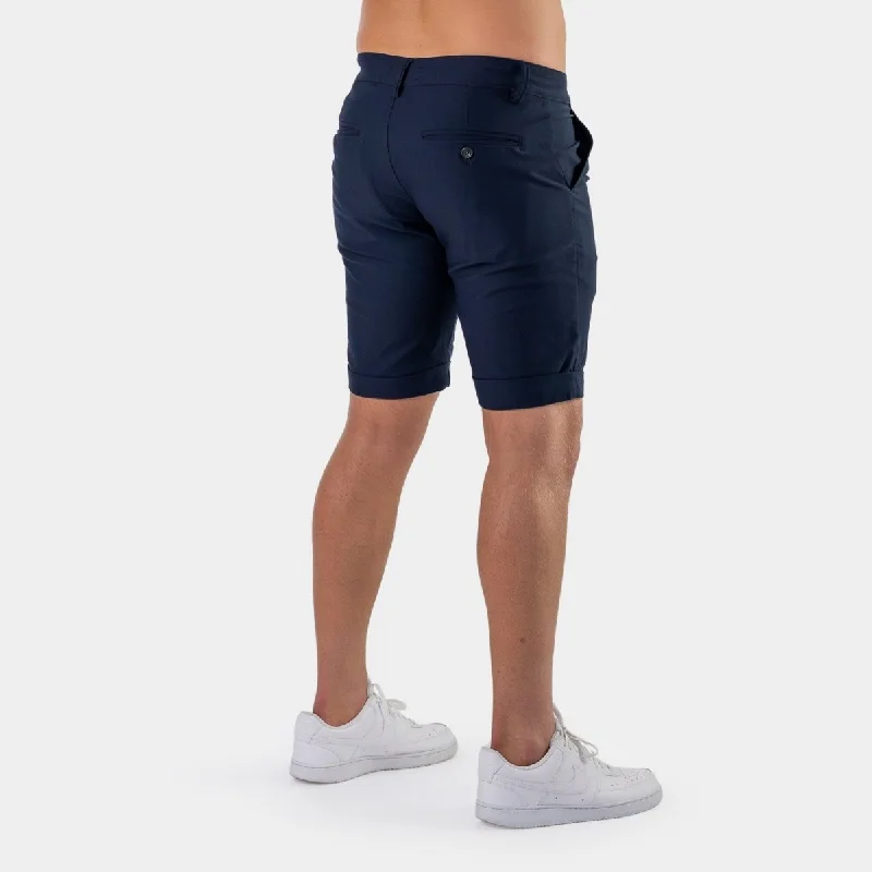 Ultra-Stretch Chino Shorts - Navy