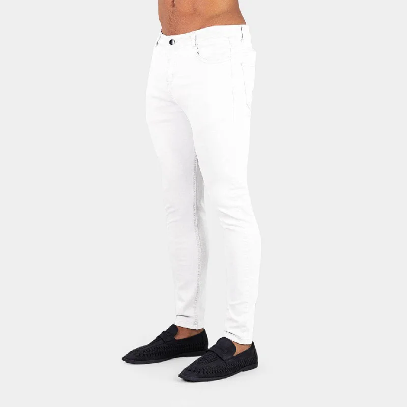 Ultra Stretch Jeans - Skinny Fit - White