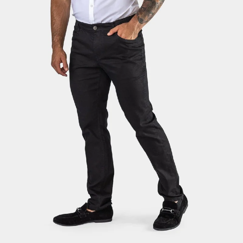 Ultra Stretch Chino Pants - Slim Fit - Black