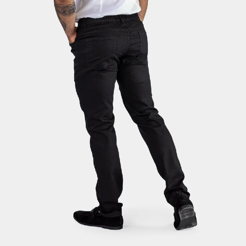 Ultra Stretch Chino Pants - Slim Fit - Black