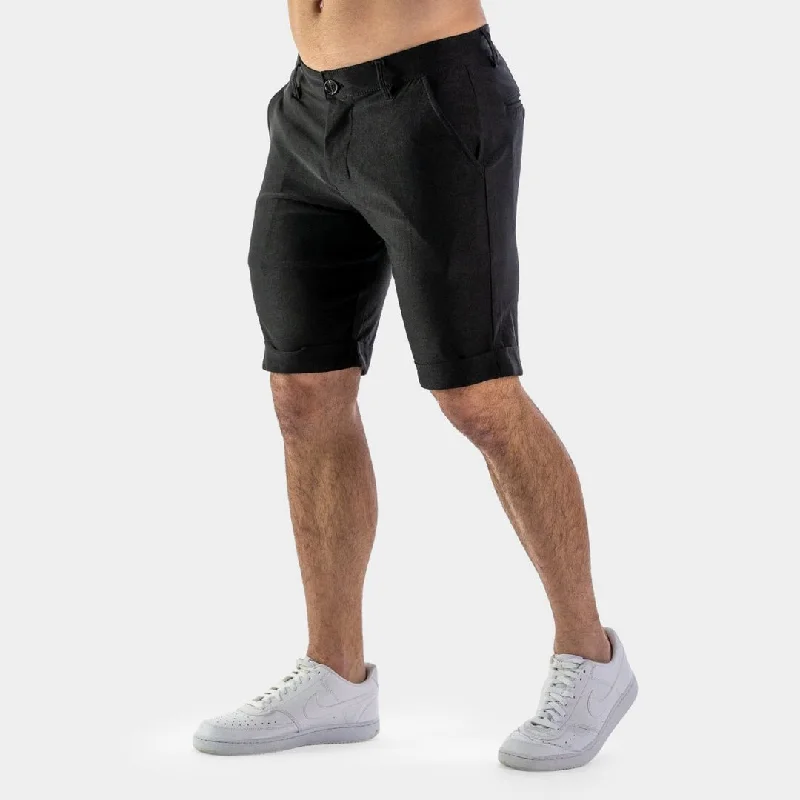 Ultra-Stretch Chino Shorts - Black