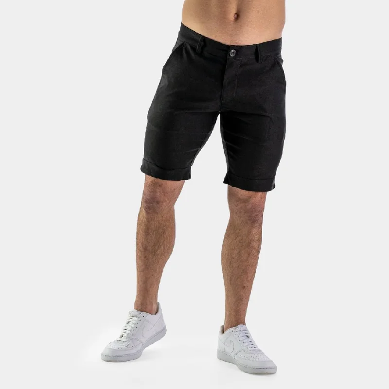 Ultra-Stretch Chino Shorts - Black