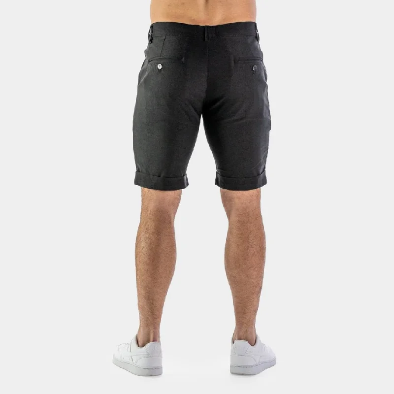 Ultra-Stretch Chino Shorts - Black