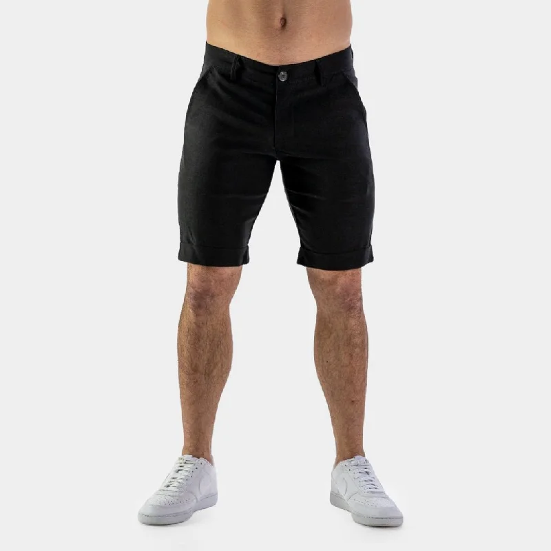 Ultra-Stretch Chino Shorts - Black