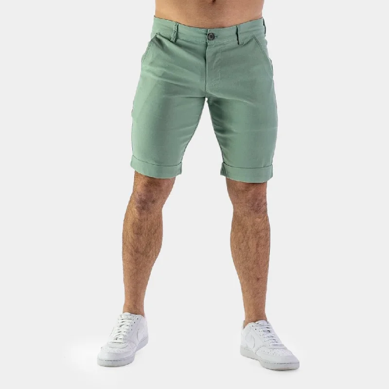 Ultra-Stretch Chino Shorts - Green