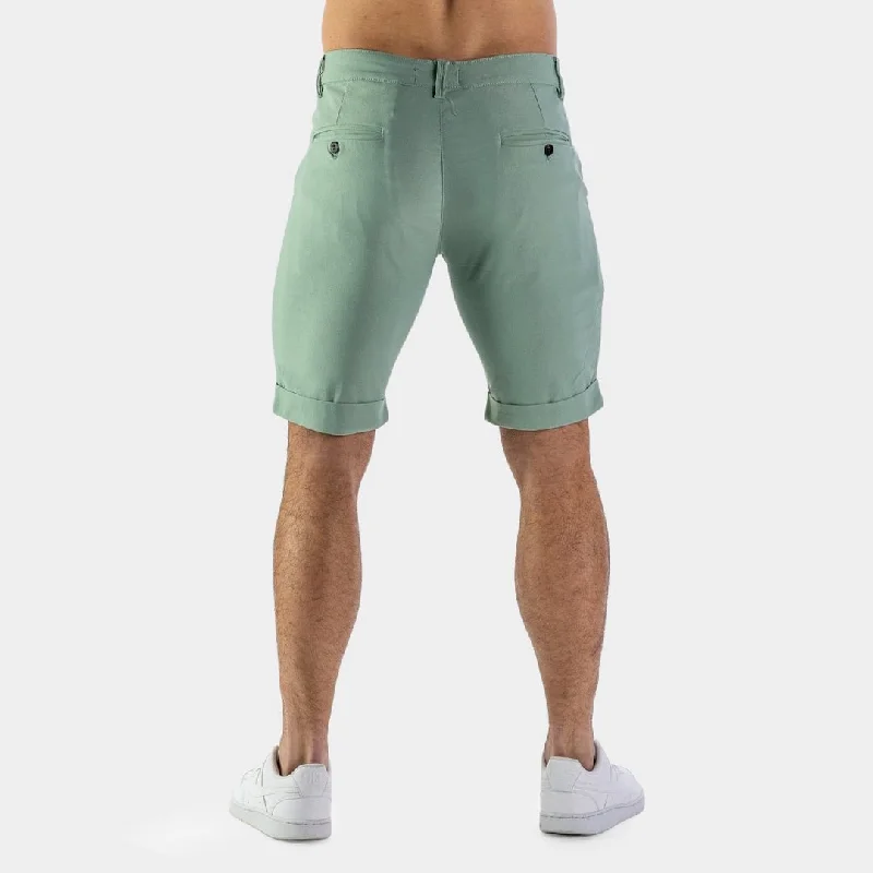 Ultra-Stretch Chino Shorts - Green