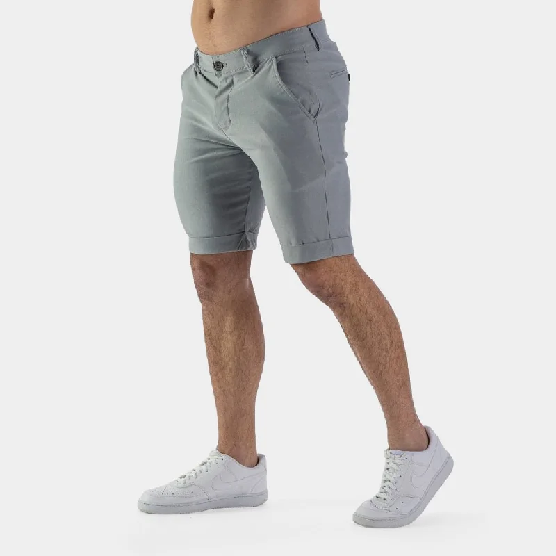 Ultra-Stretch Chino Shorts - Grey