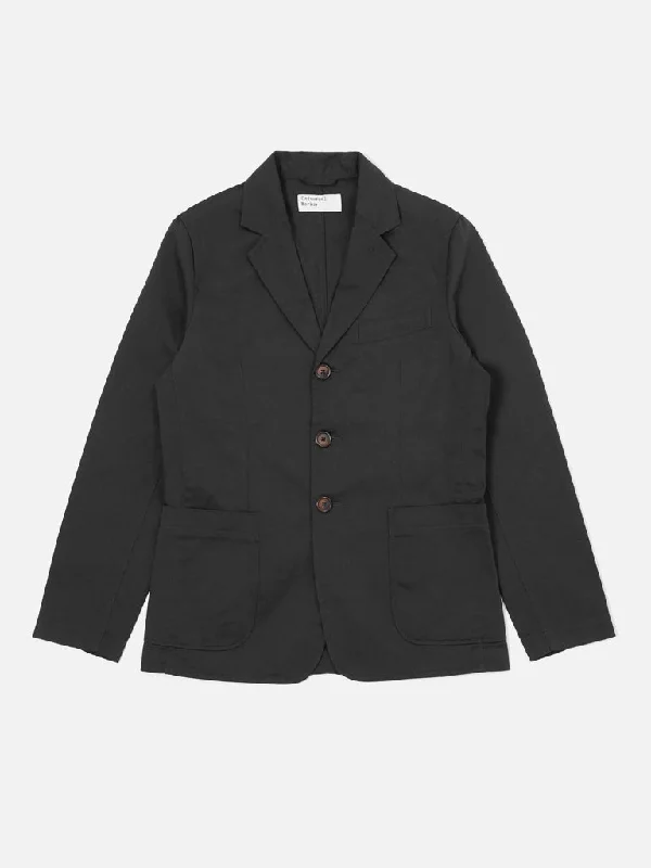 Universal Works London Twill Jacket in Black