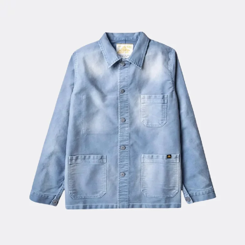 Vintage Washed Work Jacket (Blue)